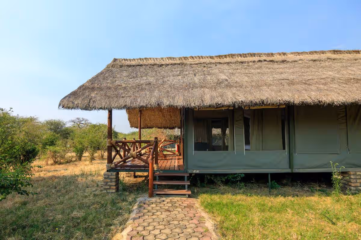 Triple Canvas Safari Tent
