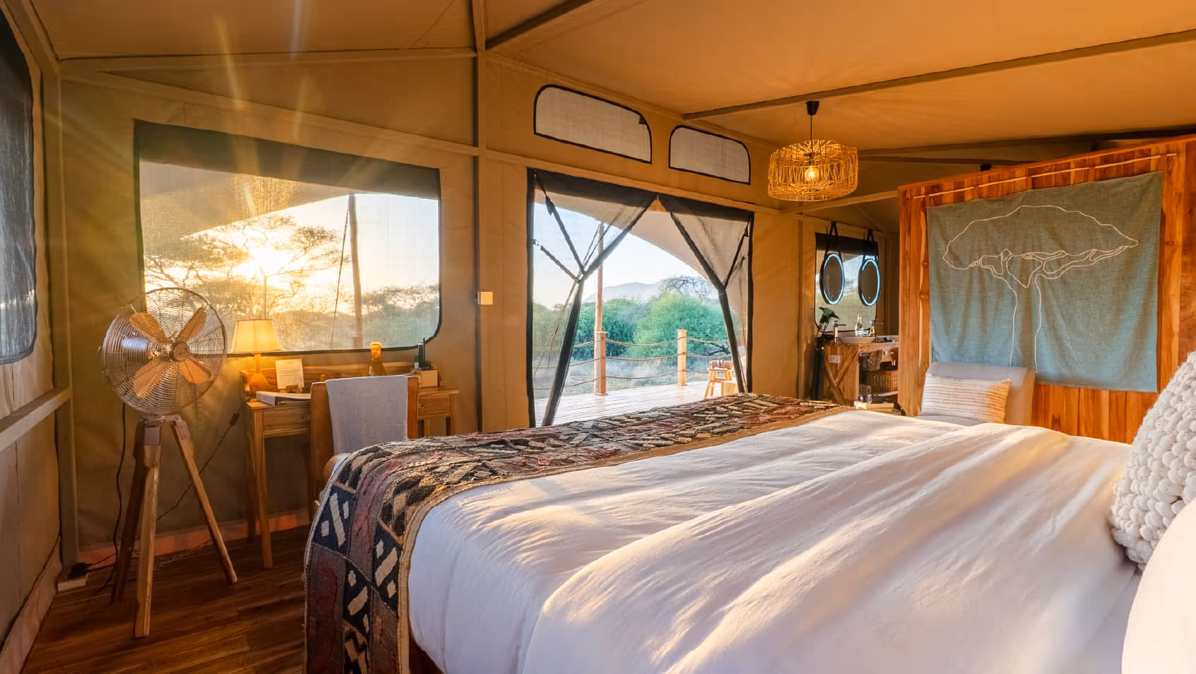 Triple Tented Room