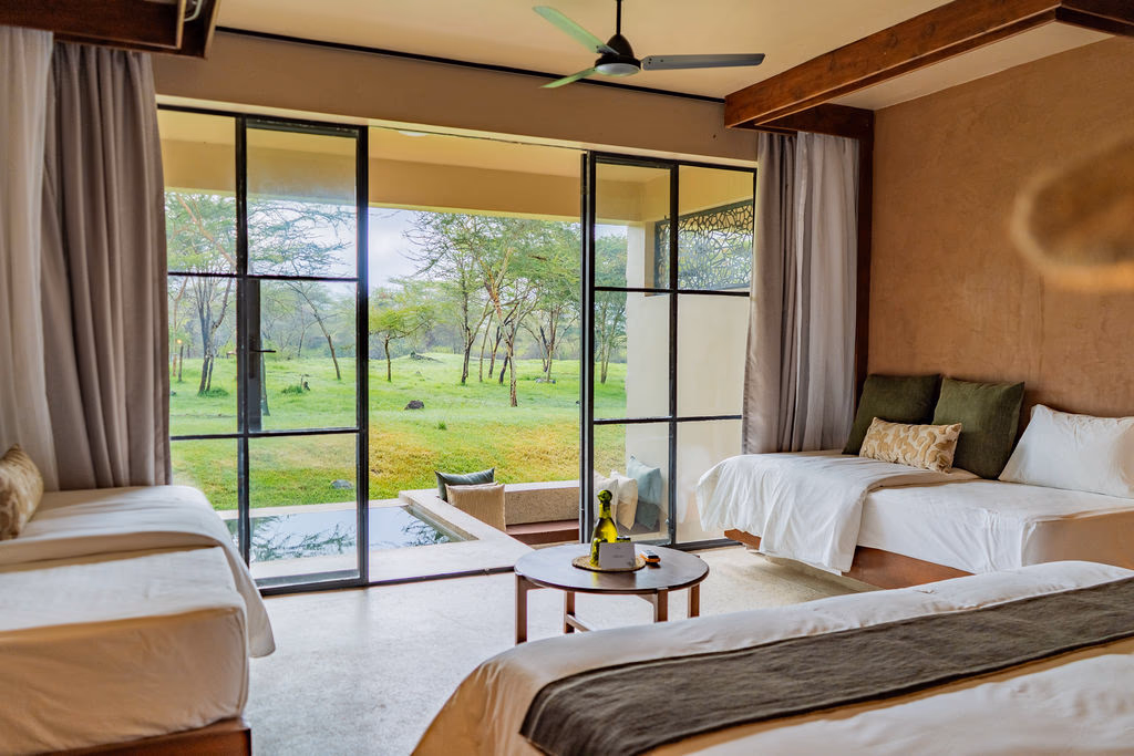 Family Room with Private Pool