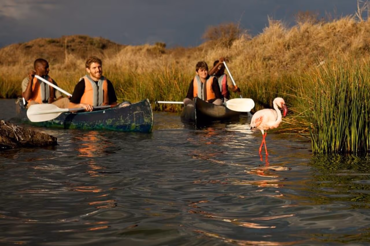 Canoeing Arusha National Park gallery 4