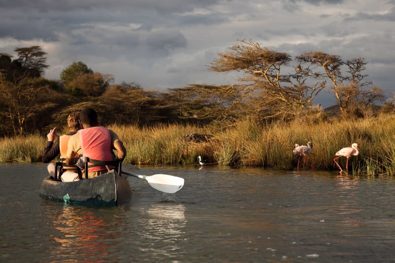 Canoeing Arusha National Park gallery 5