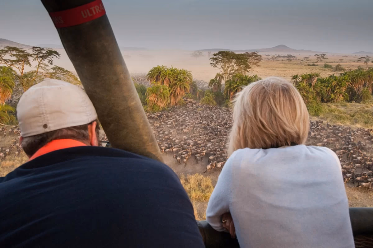 Hot Air Balloon in Ndutu Area gallery 3