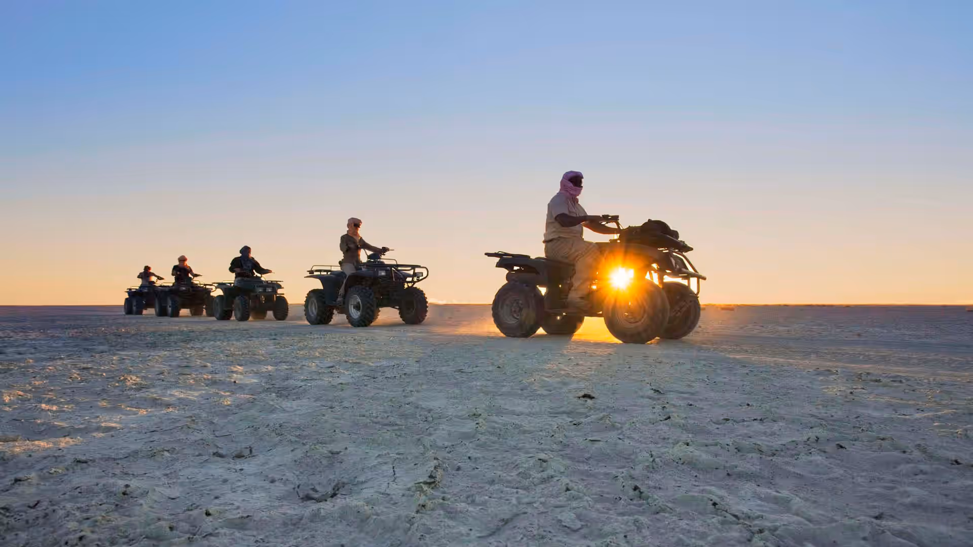 Quad Biking on the Makgadikgadi Salt Pans gallery 3